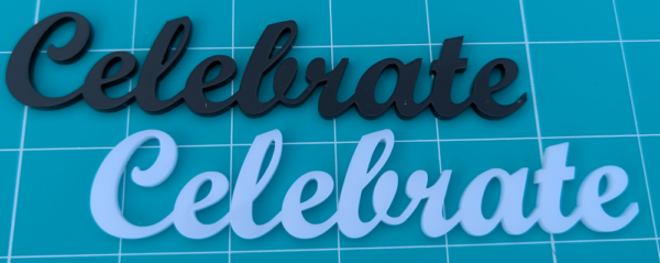 "Celebrate" acrylic perspective - 129mm