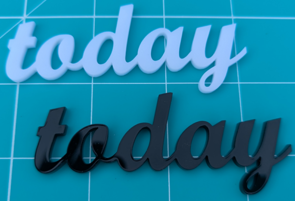 "Today" acrylic perspective - 83mm