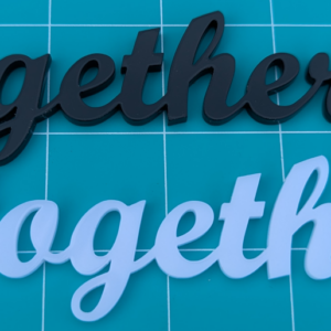 "Together" acrylic perspective - 111mm