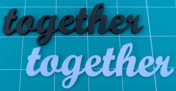 "Together" acrylic perspective - 111mm